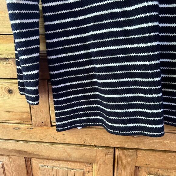 Talbots‎ XS Navy Blue White Striped Knit Nautical Pullover - Picture 9 of 10